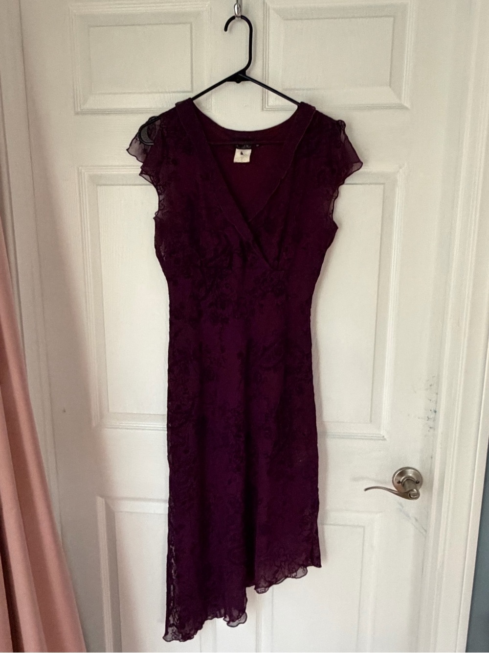 CDC velvet floral dress